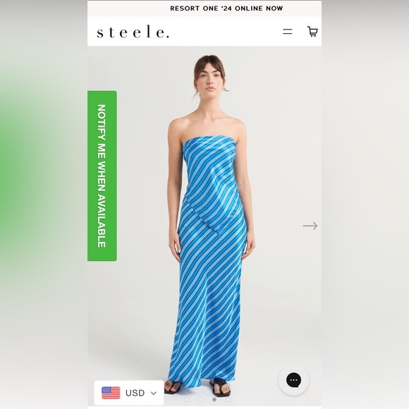 BRAND NEW! Silk maxi skirt from Australian brand Steele Label. - Picture 1 of 6